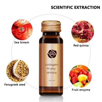 OEM / ODM 50 ml Kolagen z ptasiego gniazda Naturalny elastyczny płyn doustny Piękno i uroda