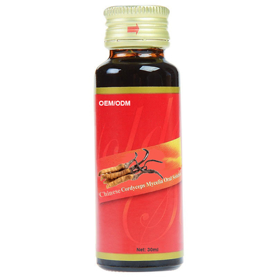 OEM ODM Private label cordyceps płyn doustny 100% roztwór wyciągu z Cordyceps sinensis