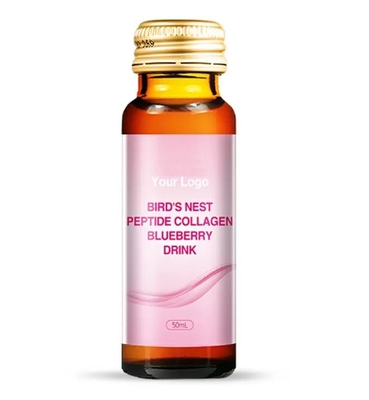 OEM Bird's Nest Peptide Blueberry Suplementy Płyn doustny Napój kolagenowy 6 gm Płyn kolagenowy