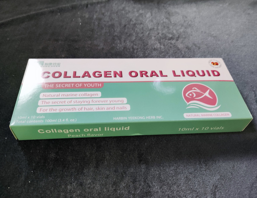 100% Naturalny Rybi Kolagen Peptydowy Napój Piękno Oralny Ciecz Piękno 10 ml Suplement Zdrowia OEM Hurtownia
