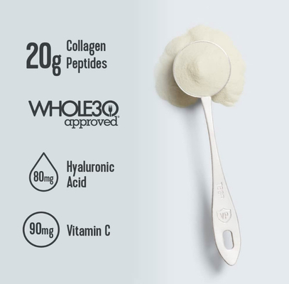 OEM Supply Peptydy kolagenowe w proszku z kwasem hialuronowym i witaminą C Bezsmakowe 20 oz 10 oz