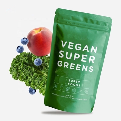 Enzymy trawienne Probiotyki Superfood Greens Blend Powder OEM With Spirulina Chlorella