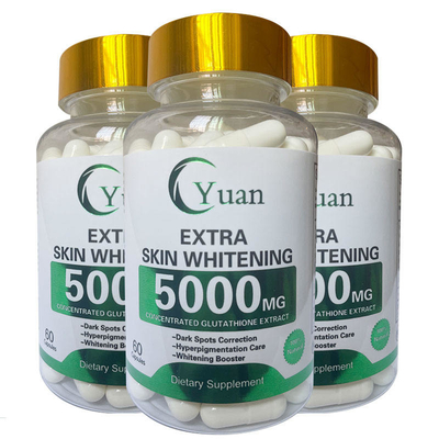 5000MG 3X Extra Whitening Pearl Powder OEM Glutamax Glutation Wybielanie skóry Pigułki