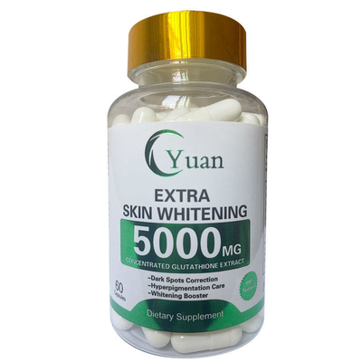 5000MG 3X Extra Whitening Pearl Powder OEM Glutamax Glutation Wybielanie skóry Pigułki
