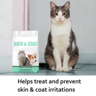 Pet Health Suplement diety OEM Żywność Głęboka pielęgnacja Błyszczące włosy Proszek z jaj żółwia Kolagen rybny Biotyna