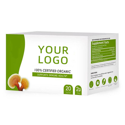 OEM Ganoderma Lucidum Mushroom Lingzhi Zielona herbata Torebka Natychmiastowa ziołowa herbata Detox