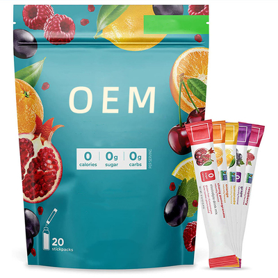 Private Label Solid Beverage OEM Bezcukrowy męski suplement treningowy dla kobiet Odświeżający Nawilżający
