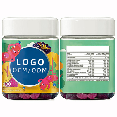 Suplementy diety dla dzieci OEM Multiwitaminy Gummies Codzienna opieka zdrowotna Immune Booster Gummy