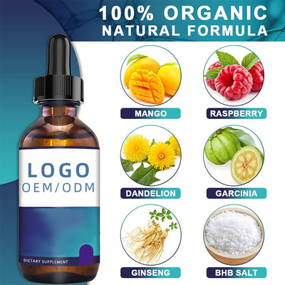 30ml Biotyna Krople Kolagenu Odchudzanie BHB Keto Krople OEM Olej Ziołowy Ekstrakt Ziołowy Olejek Eteryczny
