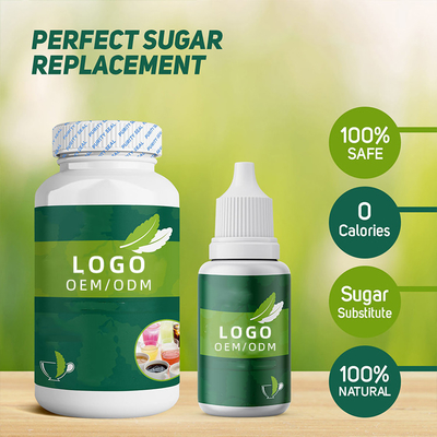 100% Bezpieczne Naturalne Krople Stewii o Słodkim Smaku Bez Cukru 20ml