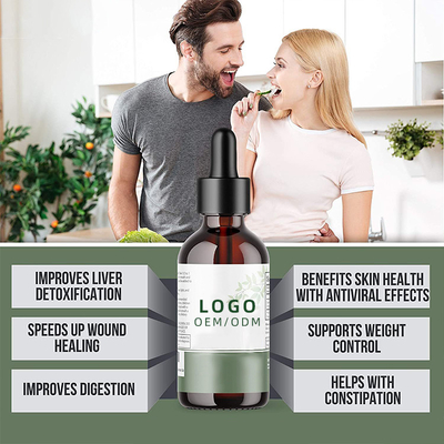 Bezglutenowe krople kolagenu z biotyną OEM ODM Krople chlorofilu w płynie