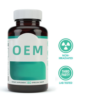 Organiczne kapsułki Spirulina 3000 mg 90 tabletek / butelka Zielony suplement Superfood Opieka zdrowotna
