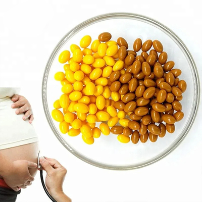Zastosowany przez klienta suplementy prenatalne dla kobiet kwas foliowy Softgel w hurtowym